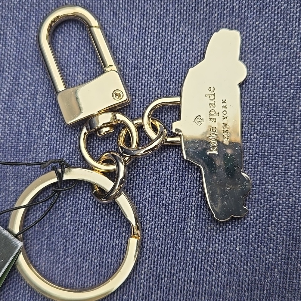 Kate Spade Yellow Taxi Keychain - Picture 3 of 3